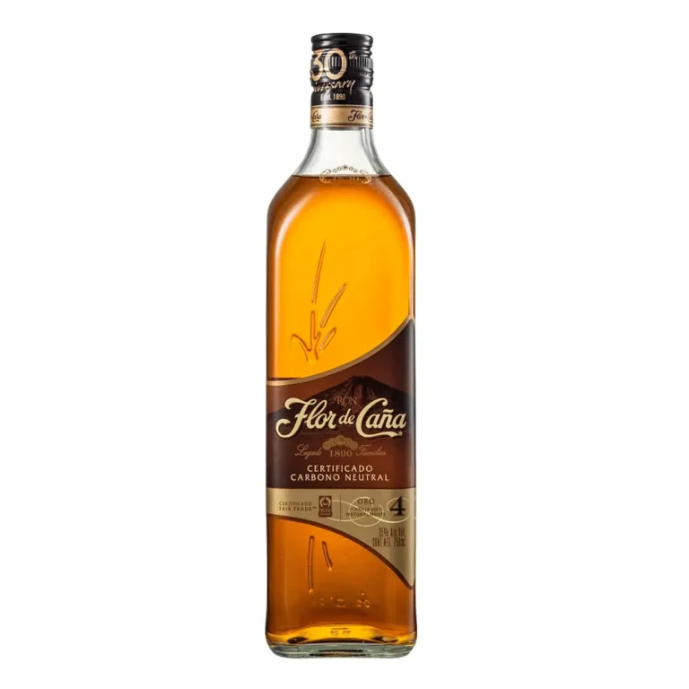 FLOR DE CAÑA DE 4 AÑOS 750ML X12