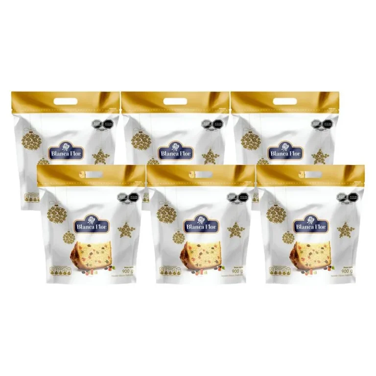 PANETON BLANCA FLOR 900 GRAMOS X6UNID