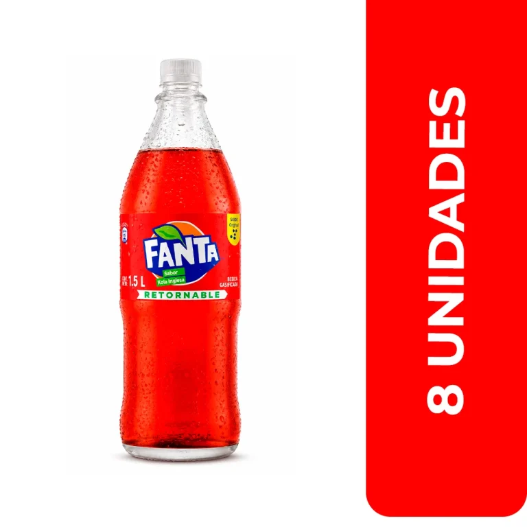 FANTA VIDRIO 1.5L X 8