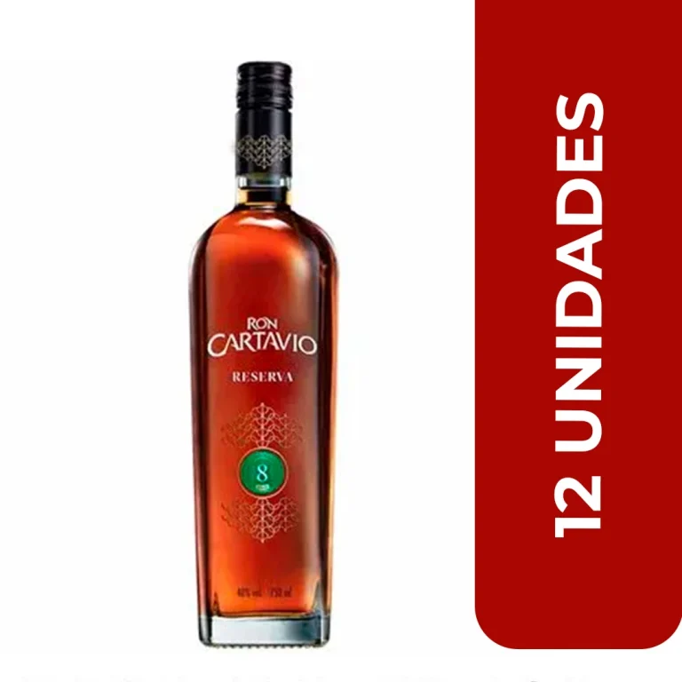 RON CARTAVIO RESERVA 8 AÑOS 750MLX12