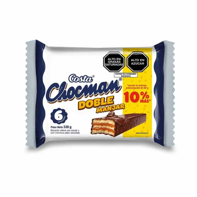 CHOCMAN DOBLE RELLENO X8PACK