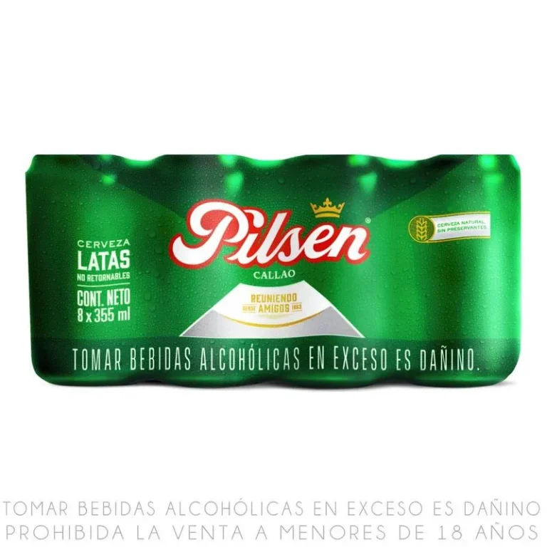 PILSEN CALLAO LATA 355ML X 8UNID