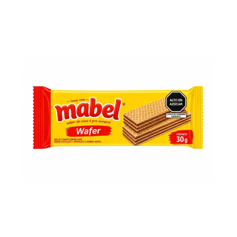 GALLETA WAFER MABEL 30G X 6