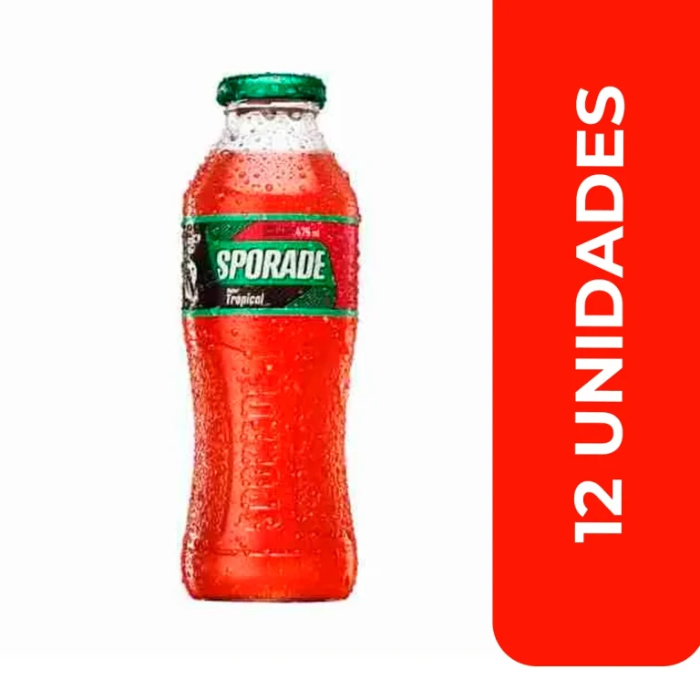 SPORADE TROPICAL ROJO VIDRIO 475ML X12